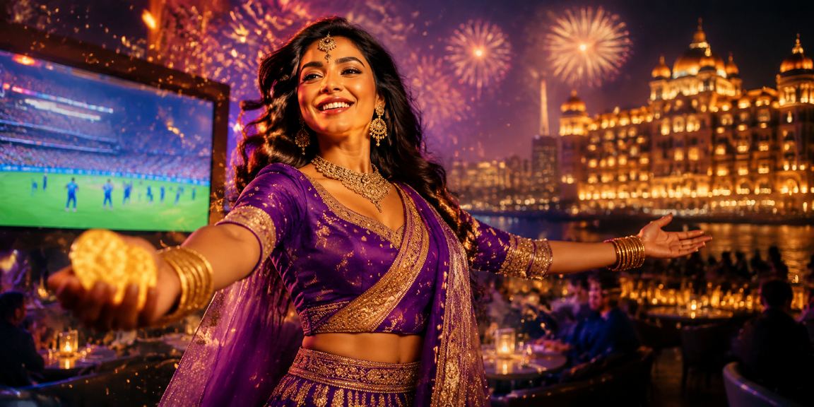 Festive cricket match and betting event in India during Diwali
