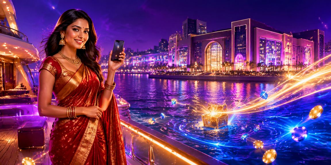Mobile user enjoying live casino games on a smartphone in Indian setting