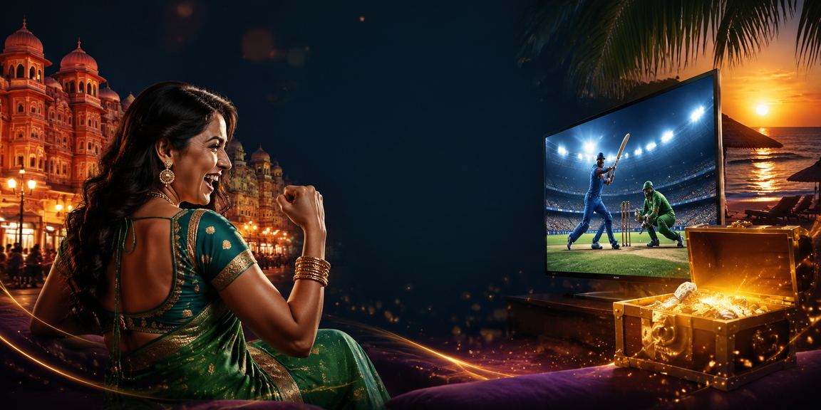Jaipur cricket betting scene with traditional attire