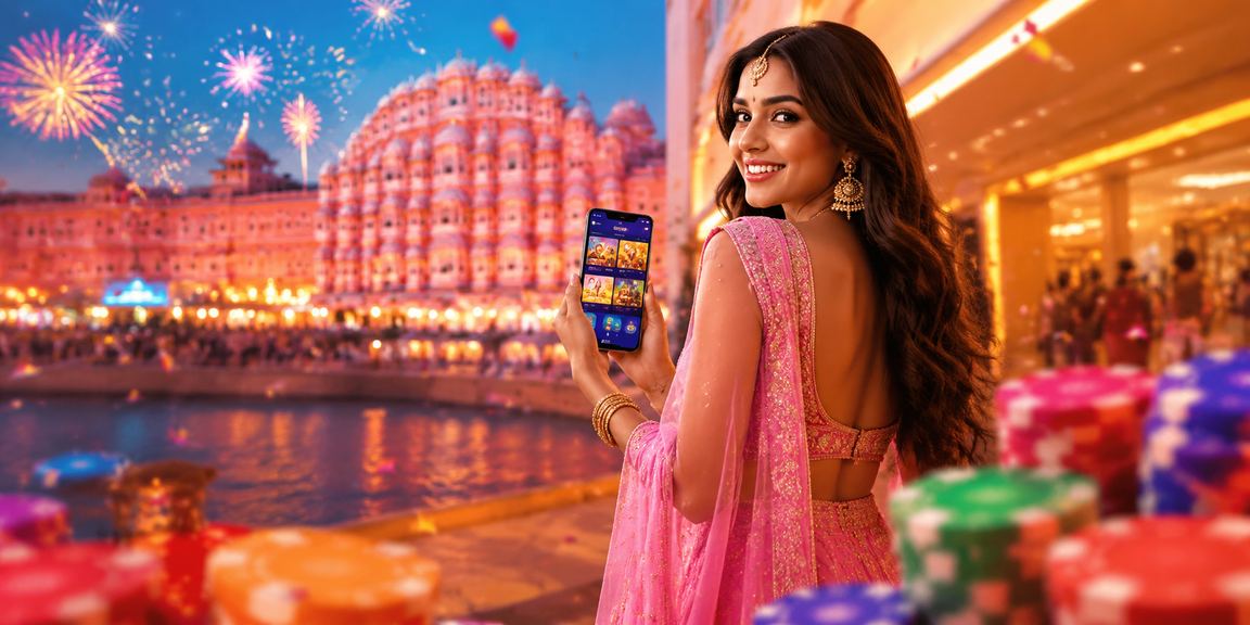 Jaipur local enjoying casino app on mobile